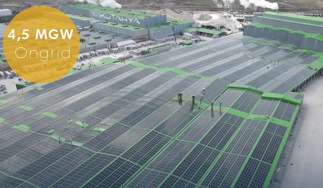 4.5 MW industrial rooftop solar installation