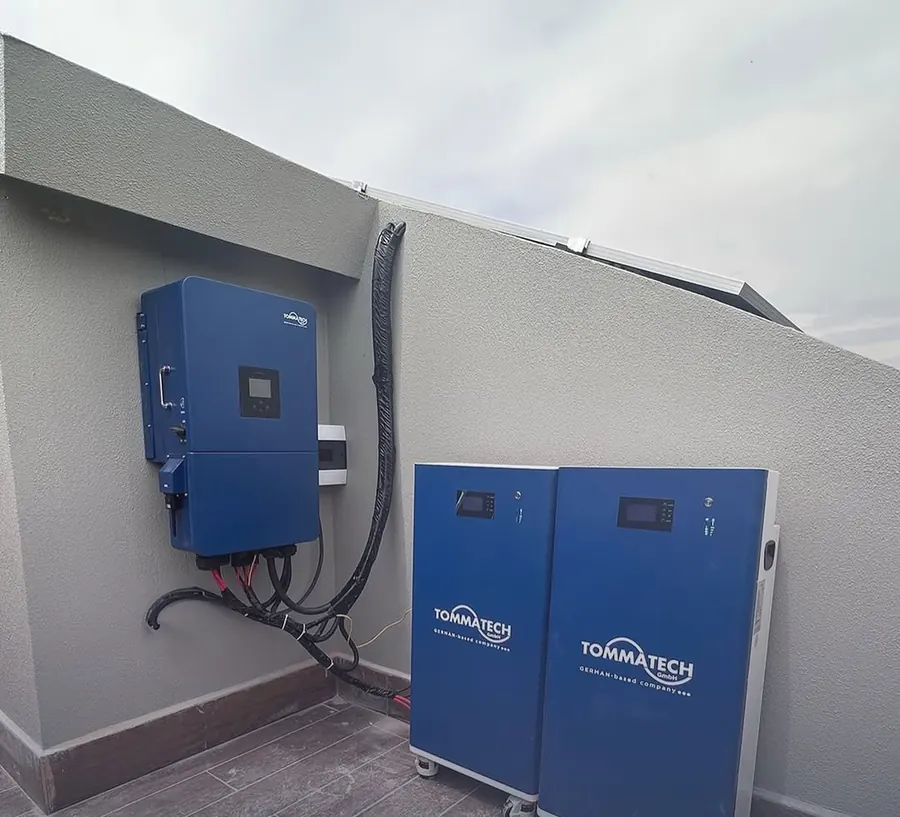 Kundu 20 kW hybrid solar with energy storage